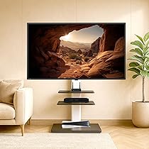 テレビスタンド　3年ほど使用しました。 公式】テレビスタンド 32～70Vインチ対応 キャスター付き FFF
